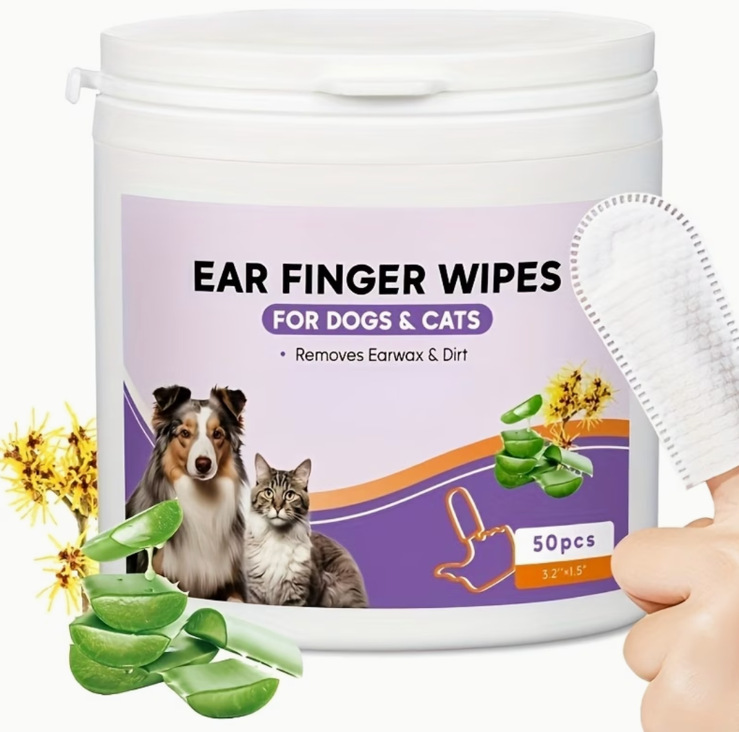 Ear finger wipes